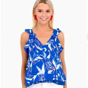 Tanya Taylor Parrot Tulip Mila Top